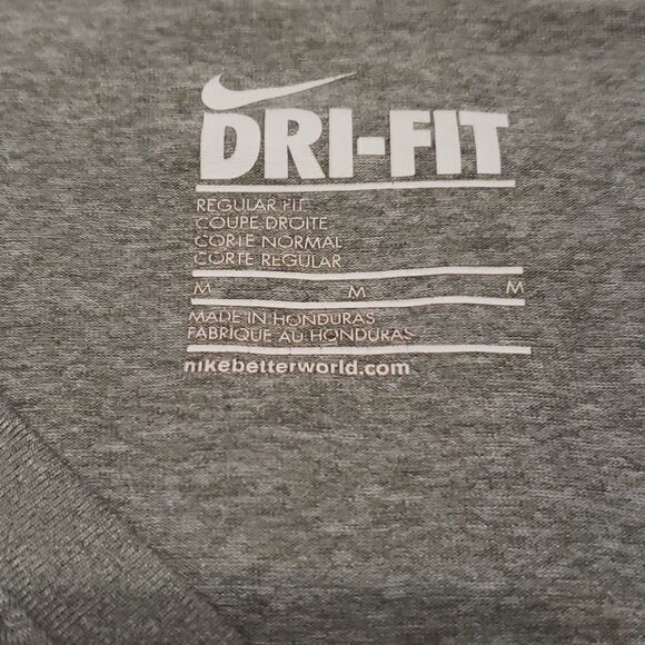 Nike grey dri fit tee - Picture 2 of 3